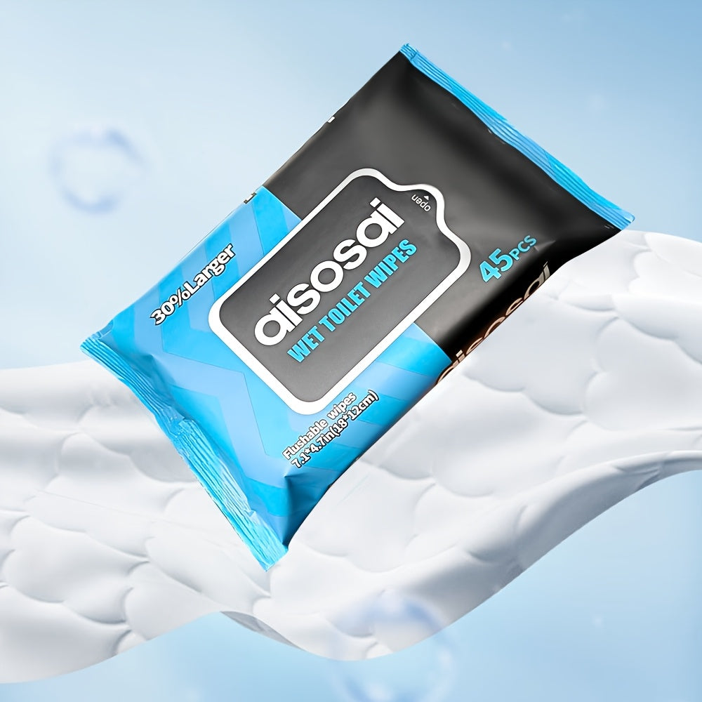 Flushable Wet Wipes Adult, 2\u002F6packs lushable Extra Lager Wipes for Adult Wet Wipes, Portable Packaging\u002F Family Size, Unscented Toilet Wipes, No Alcohol, Septic And Sewer Safe, Outdoor Camping Available