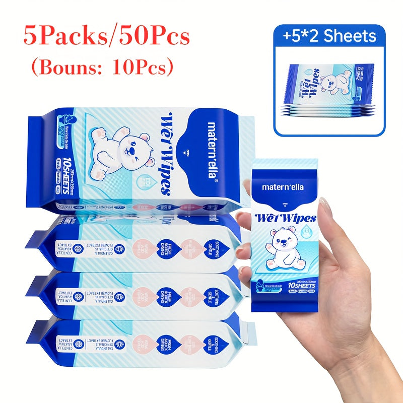 matern'ella Flushable Wipes Extra Large Corner-Connected Wet Wipes Plant Based Fibers with Probiotics Fragrance Free Sewer Safe Butt Wipe Adult 3 Packs of 80.Halloween&Christmas gifts!